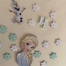 Ice Princess Cake Topper | Ice Castle Birthday Cake Topper | Personalized Party Decoration
